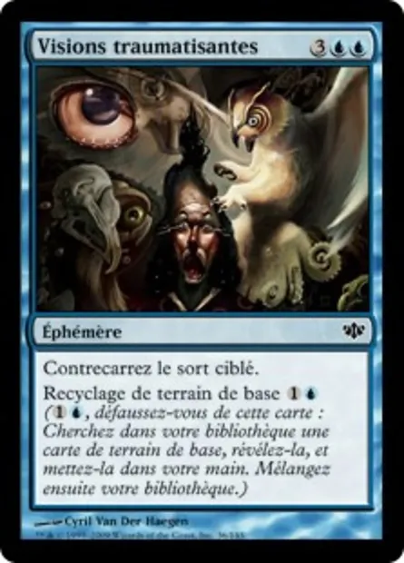 Visions traumatisantes, carte Magic CON 36 — extension Conflux