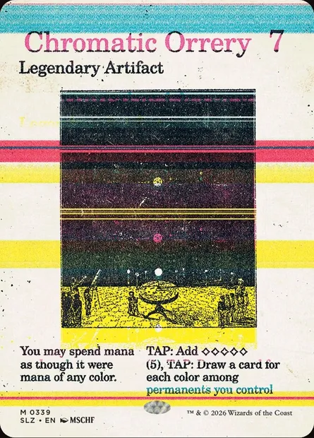 Chromatic Orrery, Magic card SLZ 339 — The Zeta Set set