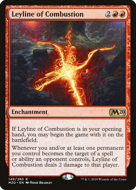 Leyline of Combustion, Magic card M20 148 — Core Set 2020 set