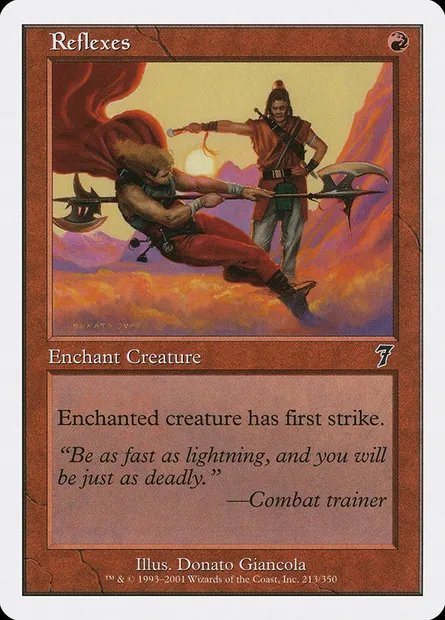 Reflexes, Magic card 7ED 213 — Seventh Edition set