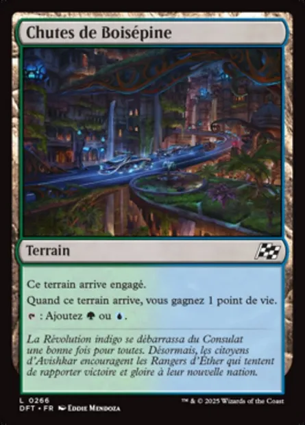 Chutes de Boisépine, carte Magic DFT 266 — extension Aetherdrift