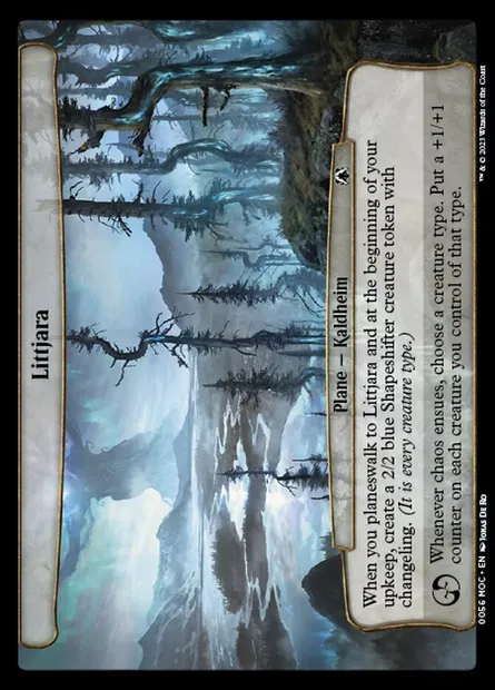 Littjara, Magic card MOC 56 — March of the Machine Commander set