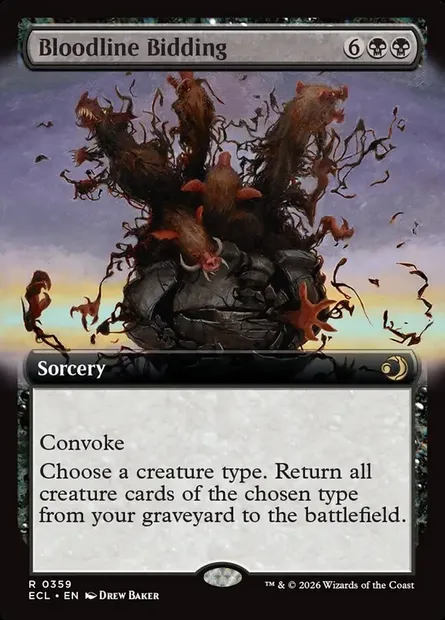 Bloodline Bidding, Magic card ECL 359 — Lorwyn Eclipsed set
