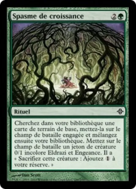 Spasme de croissance, carte Magic ROE 186 — extension L'ascension des Eldrazi