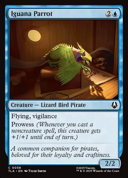 Iguana Parrot, Magic card TLA 56 — Avatar: The Last Airbender set