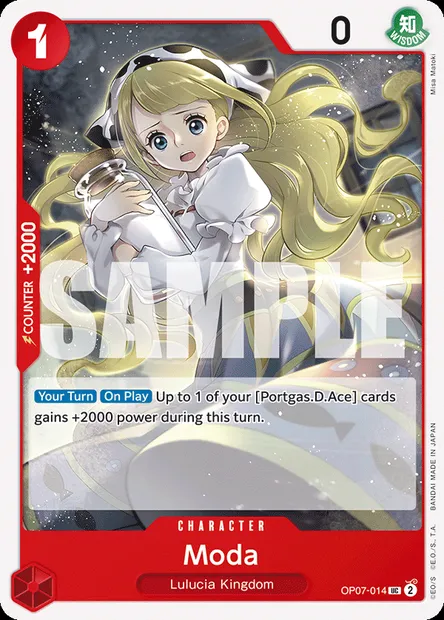 Moda, carte One Piece OP07-014 — extension 500 YEARS IN THE FUTURE
