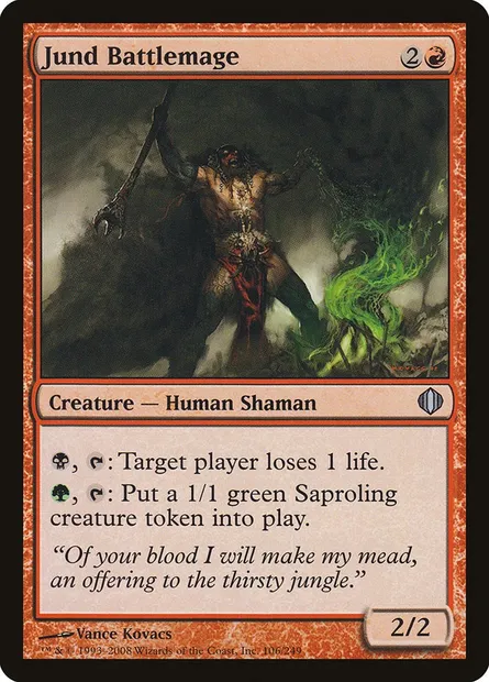 Jund Battlemage, Magic card ALA 106 — Shards of Alara set