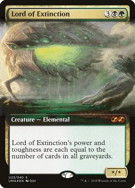 Seigneur de l'extinction, carte Magic PUMA U23 — extension Ultimate Box Topper