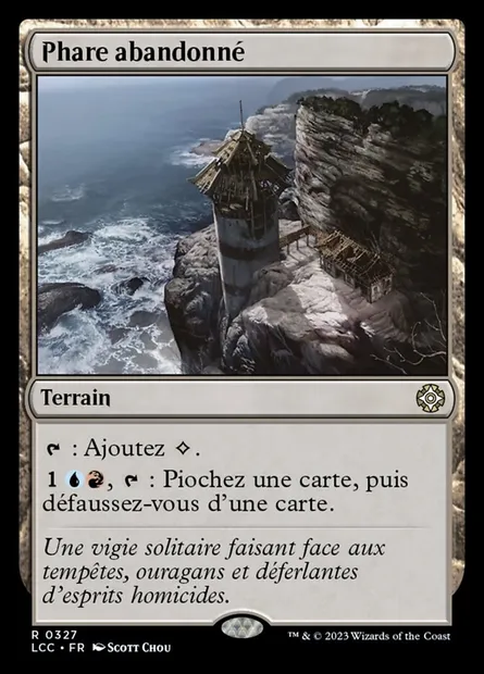 Phare abandonné, carte Magic LCC 327 — extension The Lost Caverns of Ixalan Commander