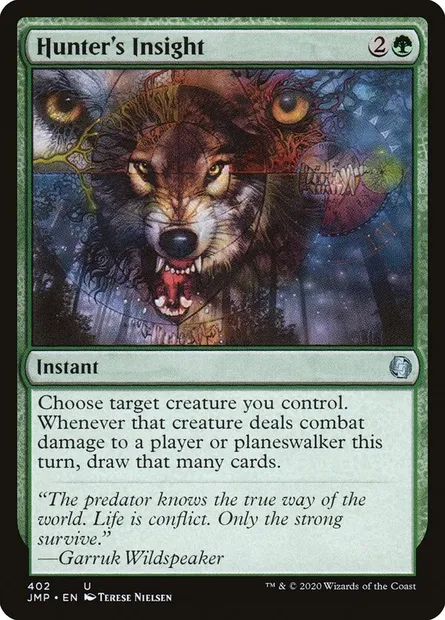 Hunter's Insight, Magic card JMP 402 — Jumpstart set