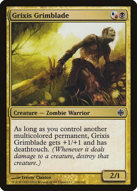 Grixis Grimblade, Magic card ARB 134 — Alara Reborn set