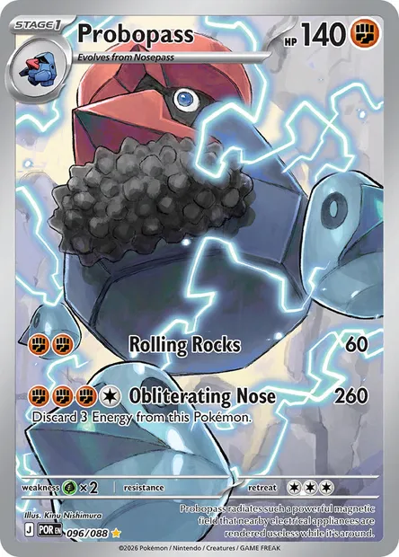 Probopass, Pokémon card POR 096 — Perfect Order set