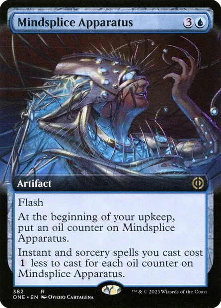Mindsplice Apparatus, Magic card ONE 382 — Phyrexia: All Will Be One set