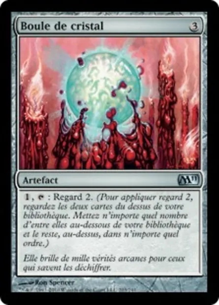 Boule de cristal, carte Magic M11 203 — extension Magic 2011