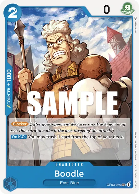Boodle, carte One Piece OP03-050 — extension PILLARS OF STRENGTH