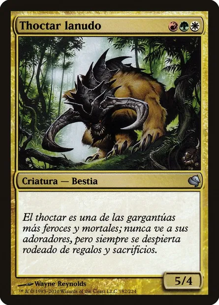 Woolly Thoctar, Magic card PS11 182 — Salvat 2011 set