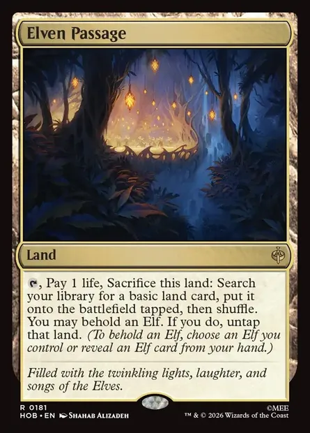 Elven Passage, Magic card HOB 181 — The Hobbit set