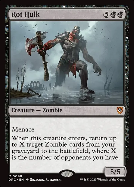 Rot Hulk, Magic card DRC 98 — Aetherdrift Commander set