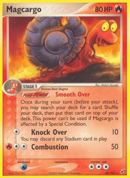 Magcargo, Pokémon card DX 20 — Deoxys set