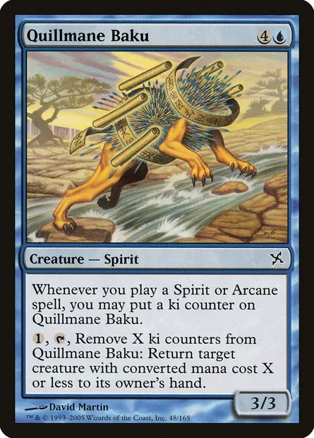Quillmane Baku, Magic card BOK 48 — Betrayers of Kamigawa set