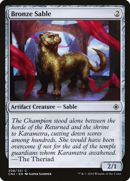 Bronze Sable, Magic card CN2 208 — Conspiracy: Take the Crown set