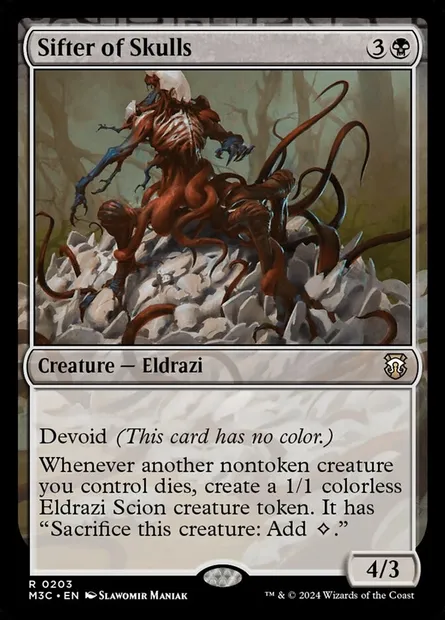 Sifter of Skulls, Magic card M3C 203 — Modern Horizons 3 Commander set