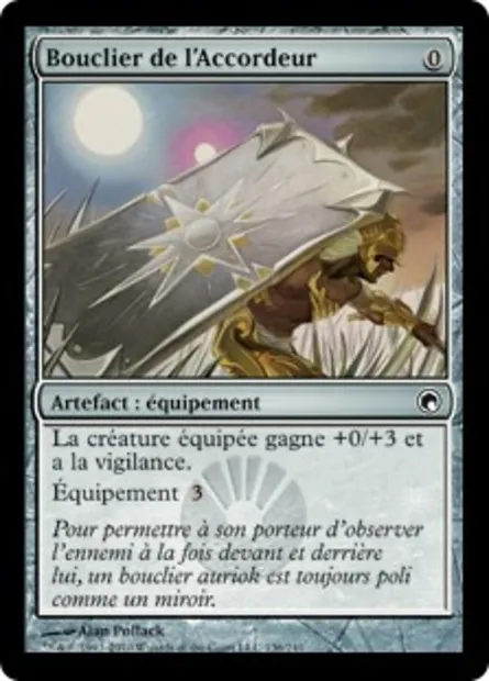 Bouclier de l'Accordeur, carte Magic SOM 136 — extension Cicatrices de Mirrodin