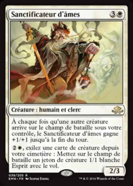 Sanctificateur d'âmes, carte Magic EMN 39 — extension La lune hermétique