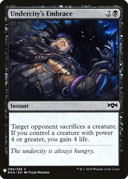 Étreinte de la Citerraine, carte Magic PLST RNA-89 — extension The List