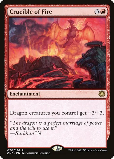 Crucible of Fire, Magic card GN3 70 — Game Night: Free-for-All set