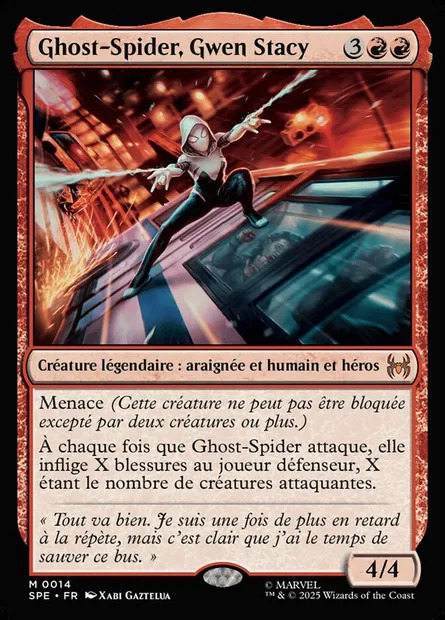 Ghost-Spider, Gwen Stacy, carte Magic SPE 14 — extension Marvel's Spider-Man Eternal
