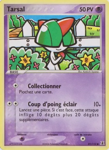 Tarsal, carte Pokémon DS 81 — extension EX Espèces Delta