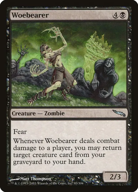 Porteuse de malheur, carte Magic MRD 83 — extension Mirrodin