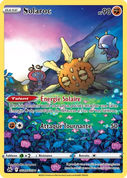 Solaroc, carte Pokémon CRZ GG15 — extension Zénith Suprême