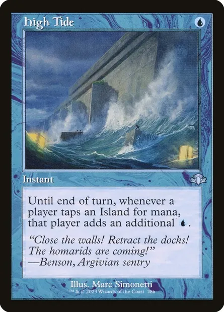 High Tide, Magic card DMR 286 — Dominaria Remastered set