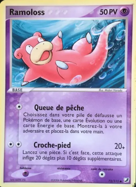 Ramoloss, carte Pokémon UF 72 — extension EX Forces Cachées