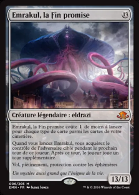 Emrakul, la Fin promise, carte Magic EMN 6 — extension La lune hermétique