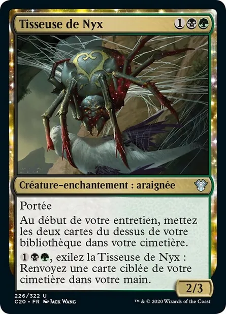 Tisseuse de Nyx, carte Magic C20 226 — extension Commander 2020
