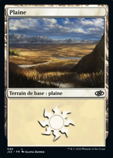 Plaine, carte Magic J22 99 — extension Jumpstart 2022