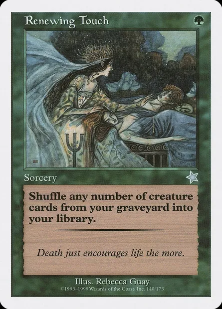 Renewing Touch, Magic card S99 140 — Starter 1999 set