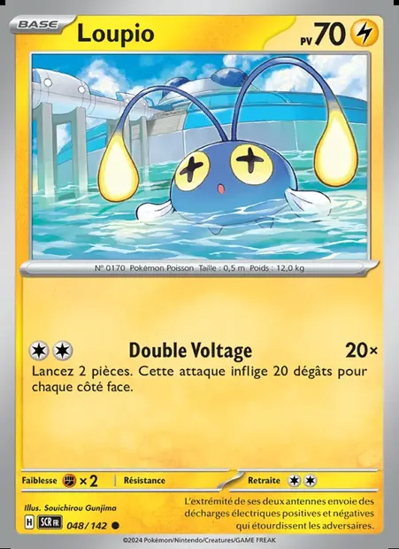 Loupio, carte Pokémon SCR 048 — extension Couronne Stellaire