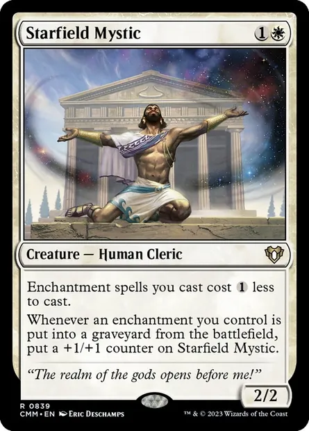 Starfield Mystic, Magic card CMM 839 — Commander Masters set