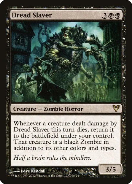 Dread Slaver, Magic card AVR 98 — Avacyn Restored set
