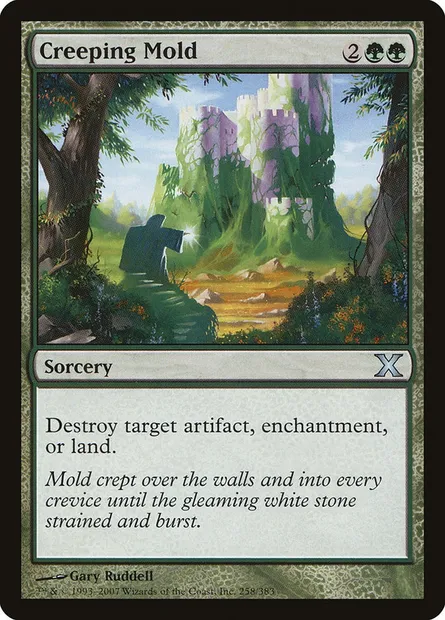 Creeping Mold, Magic card 10E 258 — Tenth Edition set