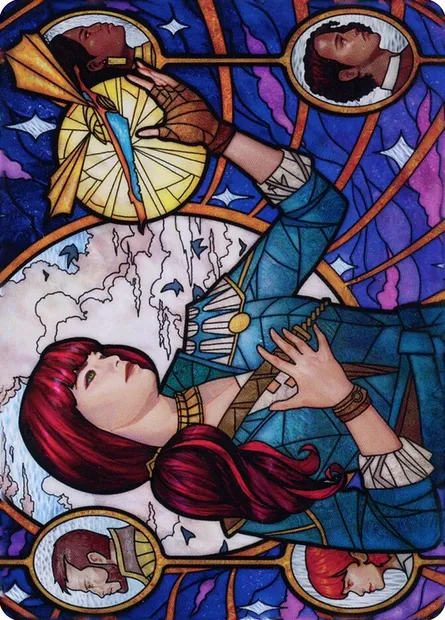 Jhoira, Ageless Innovator // Jhoira, Ageless Innovator, carte Magic ADMU 73 — extension Dominaria United Art Series