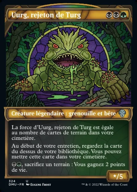 Uurg, rejeton de Turg, carte Magic DMU 324 — extension Dominaria Uni