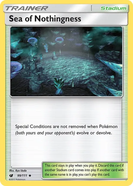 Sea of Nothingness, Pokémon card CIN 99 — Crimson Invasion set