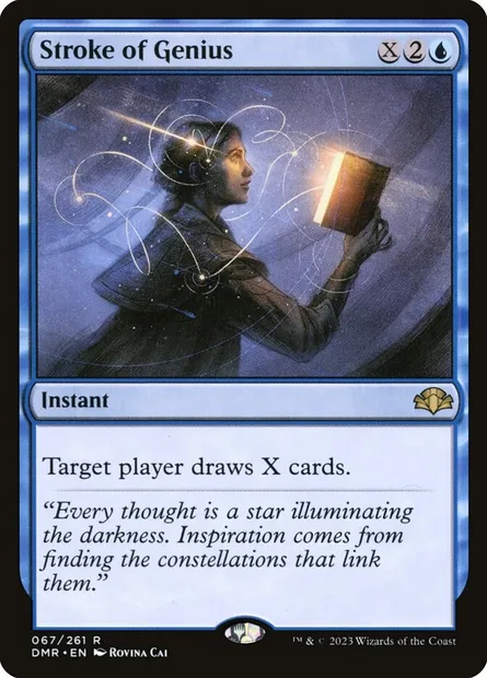 Stroke of Genius, Magic card DMR 67 — Dominaria Remastered set