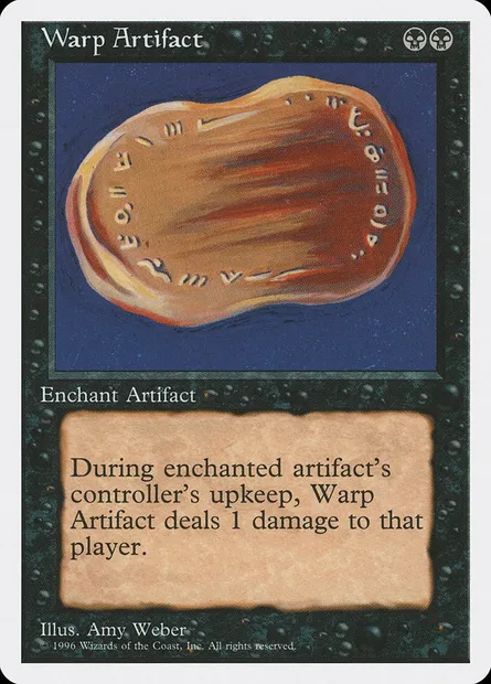 Warp Artifact, Magic card ITP 28 — Introductory Two-Player Set set