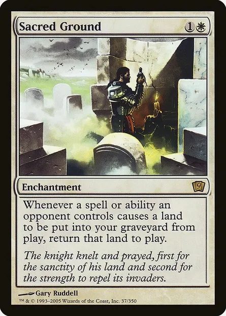 Sacred Ground, Magic card 9ED 37★ — Ninth Edition set